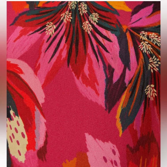 FARM RIO‼️‼️Colorful Flowers Jersey Midi Dress - Picture 3 of 11